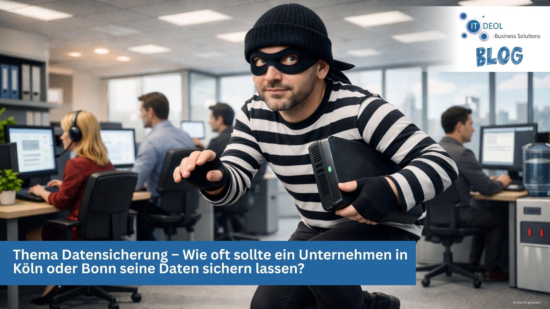 Thema Datensicherung – Wie oft sollte ein Unternehmen in Köln oder Bonn seine Daten sichern lassen? IT-Deol aus Lohmar sagt es dir.