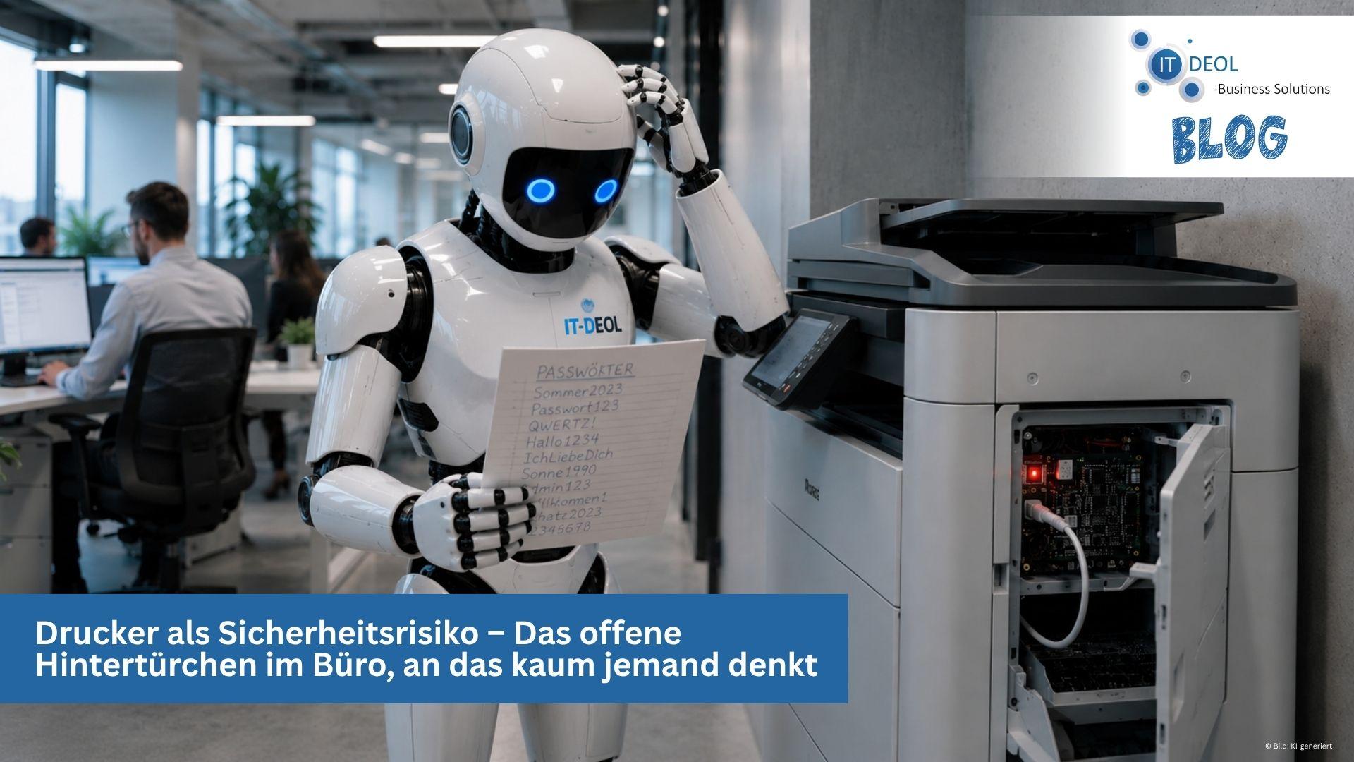 Drucker als Sicherheitsrisiko – Das offene Hintertürchen in deinem Büro in Köln, an das kaum jemand denkt