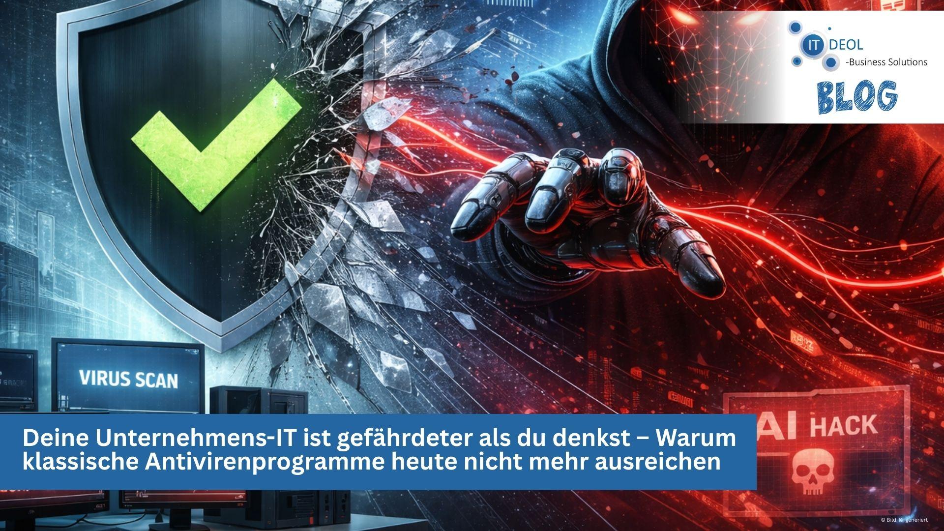 Warum Antivirus 2026 nicht mehr genügt und wie moderne IT-Sicherheit Unternehmen in Köln, Bonn und Lohmar schützt.