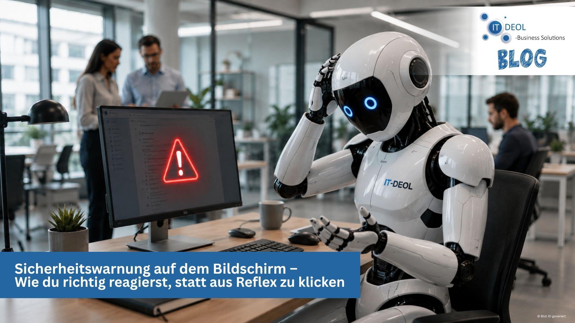 Sicherheitswarnung auf dem Bildschirm in deinem Büro in Köln oder Bonn? Wir zeigen dir, wie du richtig reagierst!