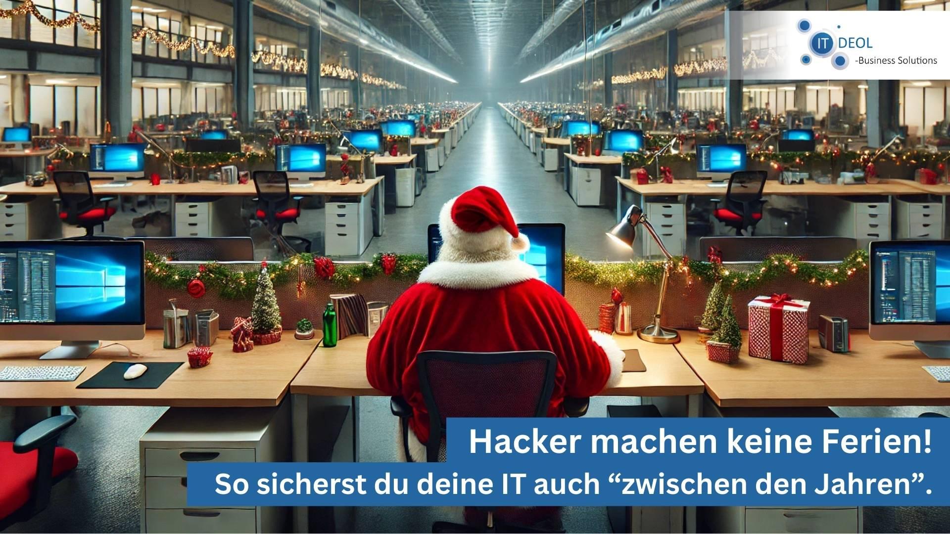 IT-Deol kümmert sich um deine Unternehmens-IT, während du Weihnachten feierst!